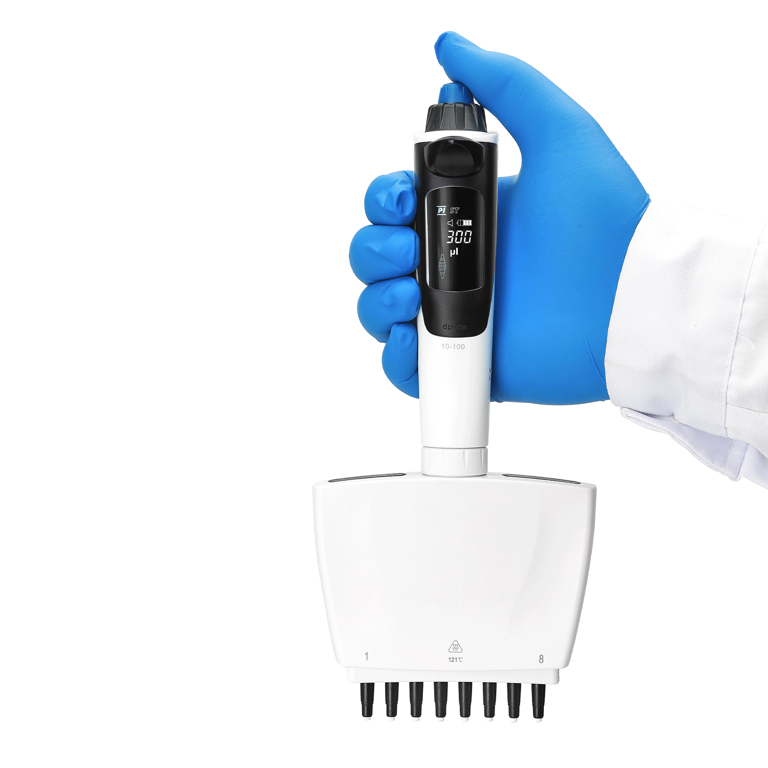 dPette+ Multi-functional 8-channel Electronic Pipette